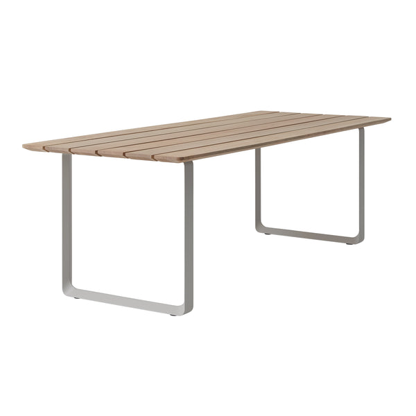 70/70 Table Grey/Sap Mahogany 225x90cm 85,5x35